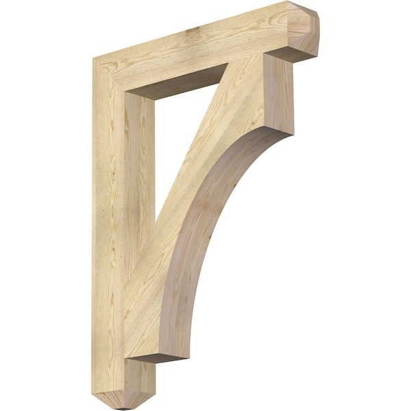 Ekena Millwork Westlake Craftsman Rough Sawn Bracket, Douglas Fir, 6"W x 36"D x 48"H BKT06X36X48WTL04RDF - main